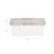 IRIS Clear Stackable Storage Boxes with Gray Lid